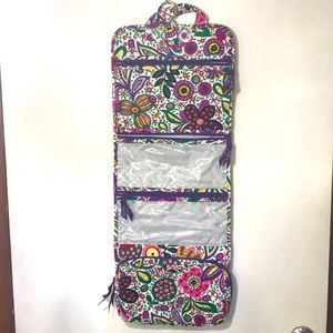 Vera Bradley Travel Makeup Hanging Zipper Bag